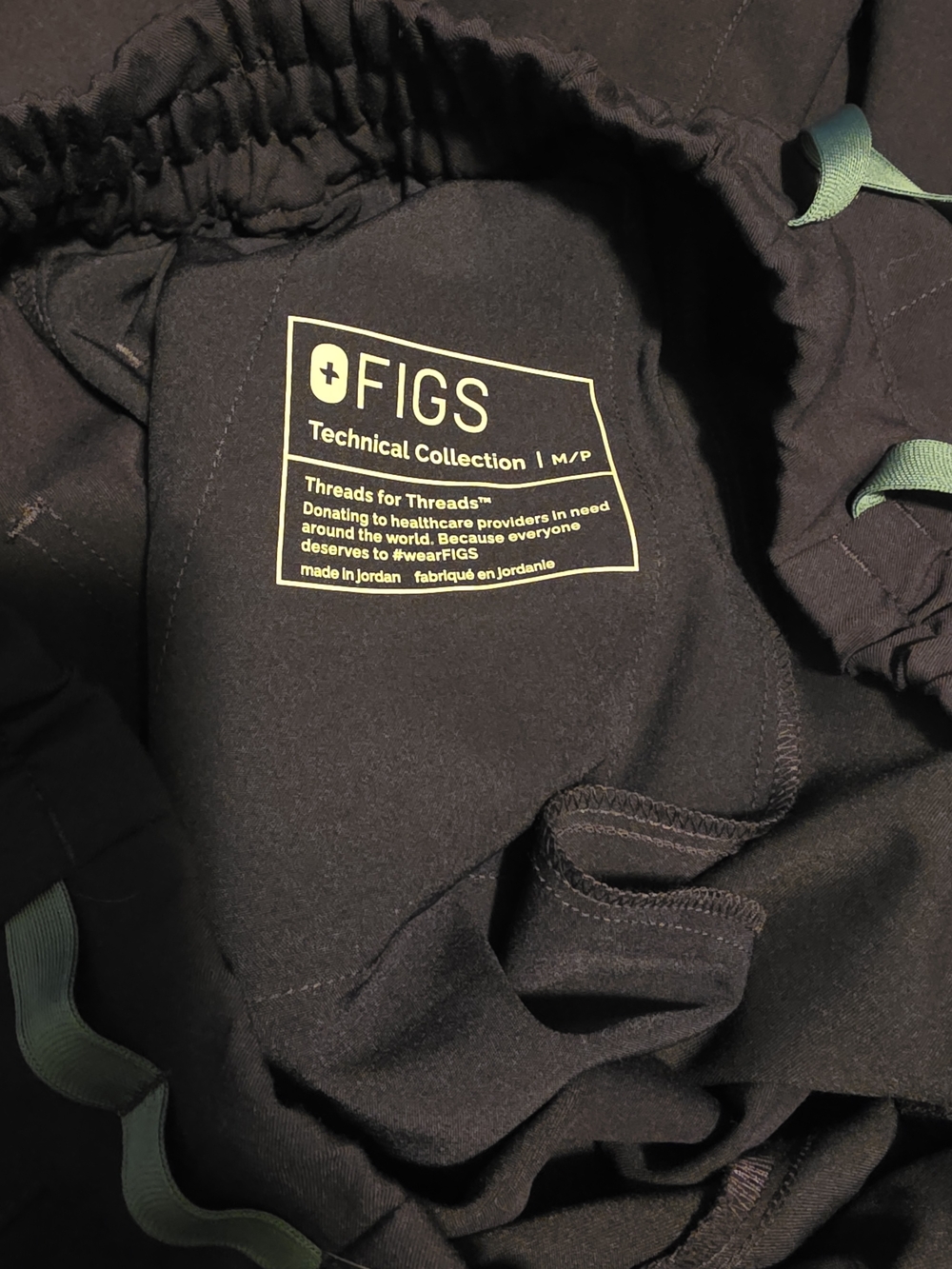 FIGS Kids Black Technical Jacket